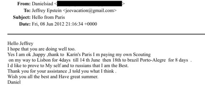 Department of Justice of the US / Reprodução