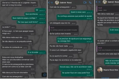 Mensagens pedindo dinheiro supostamente enviadas pelo celular do médico morto no MS<!-- NICAID(15505117) -->