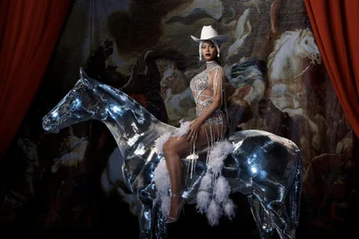 Imagem de divulgação no álbum Renaissance, de Beyoncé, lançado nesta sexta-feira (29).<!-- NICAID(15161476) -->
