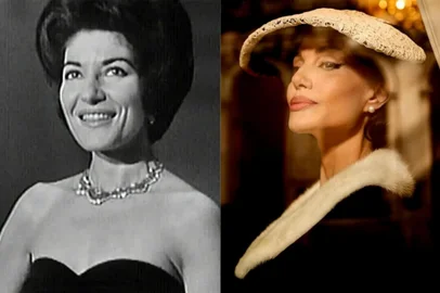 Maria Callas e Angelina Jolie<!-- NICAID(15861409) -->