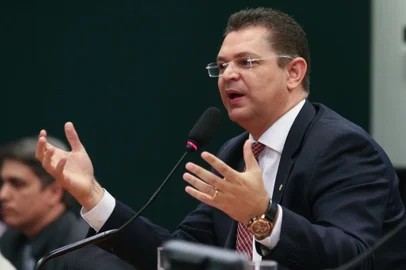 Brasília - Deputado Sóstenes Cavalcante é ouvido no Conselho de Ética da Câmara como testemunha arrolada no processo contra o deputado Jean Wyllys (Fabio Rodrigues Pozzebom/Agência Brasil)