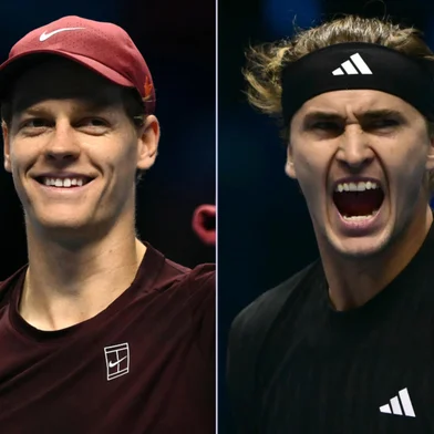 Jannik Sinner x Alexander Zverev pelo ATP Finals<!-- NICAID(16165546) -->