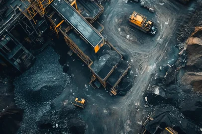 Critical raw materials of dark minerals in an industrial setting during daylight hoursMatérias-primas críticas de minerais escuros em um ambiente industrial durante o dia - Adobe StockCritical raw materials of dark minerals in an industrial setting during daylight hoursFonte: 1052720020<!-- NICAID(16004933) -->