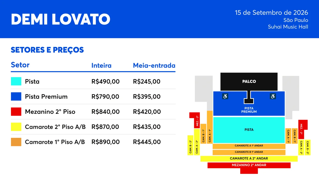 Reprodução/Ticketmaster