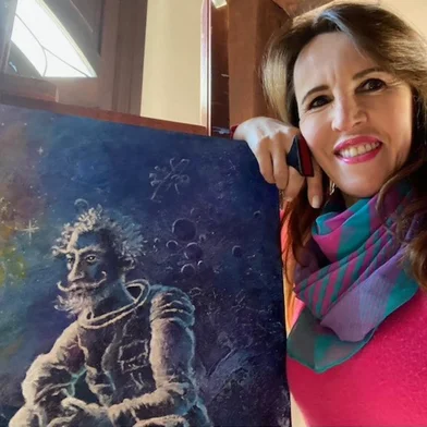 Ritamar De Venz Francescatto teve obra sua exposta na 7ª FIABCN em Barcelona.Dados da Obra:Título: Quixote no FuturoTécnica:Mídia mista e acrílica sobre telaTamanho: 60 x 80 cm<!-- NICAID(15262520) -->