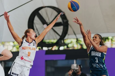 Holanda x Brasil, basquete 3x3
