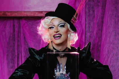 Cassandra Calabouço (Nilton Gaffrée Júnior), uma das Drag Queens mais conhecidas da cena Queer de Porto Alegre<!-- NICAID(15589669) -->