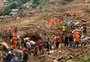 Domingo de buscas tem aumento de equipes de resgate, mutirão de limpeza e críticas da população em Petrópolis