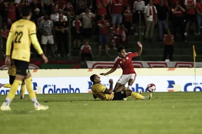 Duda Fortes / Agencia RBS ERECHIM, RS, BRASIL, 15-02-2026: Jogo de ida entre Ypiranga e Inter pela semifinal do Gauchão 2026. Fotos: Duda Fortes/Agencia RBS<!-- NICAID(16226108) -->