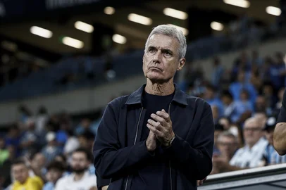 PORTO ALEGRE, RS, BRASIL, 25-02-2026: Grêmio vs Atlético Mineiro, na Arena, válido pelo Brasileirão Série A 2026. Foto: Duda Fortes/Agência RBS<!-- NICAID(16232999) -->