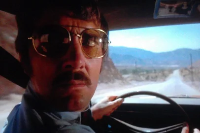 encurralado, primeiro longa de Steven Spielberg, com Dennis Weaver<!-- NICAID(11084378) -->