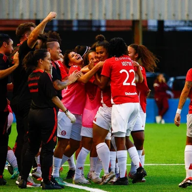 PORTO ALEGRE, RS, BRASIL, 18-09-2025: Internacional vs Fluminense, pela Copa do Brasil Feminina, no estádio Passo D'Areia. Foto: Lara Vantzen Kempfer/SC Internacional/Divulgação<!-- NICAID(16128030) -->