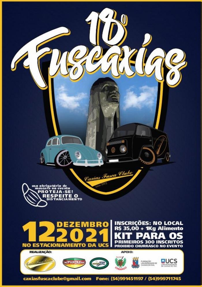 Caxias Fusca Clube / divulgação Caxias Fusca Clube / divulgação