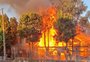 Incêndio destrói casas e deixa casal ferido em Barão de Cotegipe