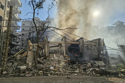 AFP / AFP Smoke billows from the site of an Israeli airstrike that targeted the Hadath Lailaky neighbourhood in Beiruts southern suburbs on March 11, 2026. Lebanon was drawn into the Middle East war last week when Hezbollah attacked Israel in response to the killing of the Iranian supreme leader in US-Israeli strikes. Israel, which kept up strikes targeting Hezbollah despite a 2024 ceasefire, has since launched attacks across Lebanon and sent ground troops into border areas. (Photo by AFP) / ATTENTION EDITORS: AFP COVERS THE WAR IN THE MIDDLE EAST THROUGH ITS EXTENSIVE REGIONAL NETWORK, INCLUDING BUREAUS IN TEHRAN, JERUSALEM, AND SEVERAL NEIGHBORING COUNTRIES. SINCE THE START OF THE CONFLICT, JOURNALISTS HAVE BEEN WORKING UNDER INCREASINGLY RESTRICTIVE CONDITIONS. AUTHORITIES IN SEVERAL COUNTRIES HAVE LIMITED REPORTERS' MOVEMENTS, PHOTO AND LIVE VIDEO COVERAGE FROM SENSITIVE LOCATIONS. SOME GOVERNMENTS AND ARMED GROUPS HAVE BANNED IMAGES OF MISSILE OR DRONE STRIKES AND OTHER SECURITY-RELATED SITES.<!-- NICAID(16243149) -->