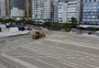 Praia alargada de Balneário Camboriú e outros pontos passam por manutenção após chuvas