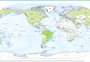 IBGE apresenta mapa-múndi com Brasil no centro; veja