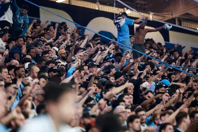 PORTO ALEGRE, RS, BRASIL, 06-08-2026: Grêmio recebe o Mirassol, na Arena, em partida que vale vaga nas Quartas-de-Final da Copa do Brasil. Fotos: Duda Fortes/Grupo RBS<!-- NICAID(16340969) -->