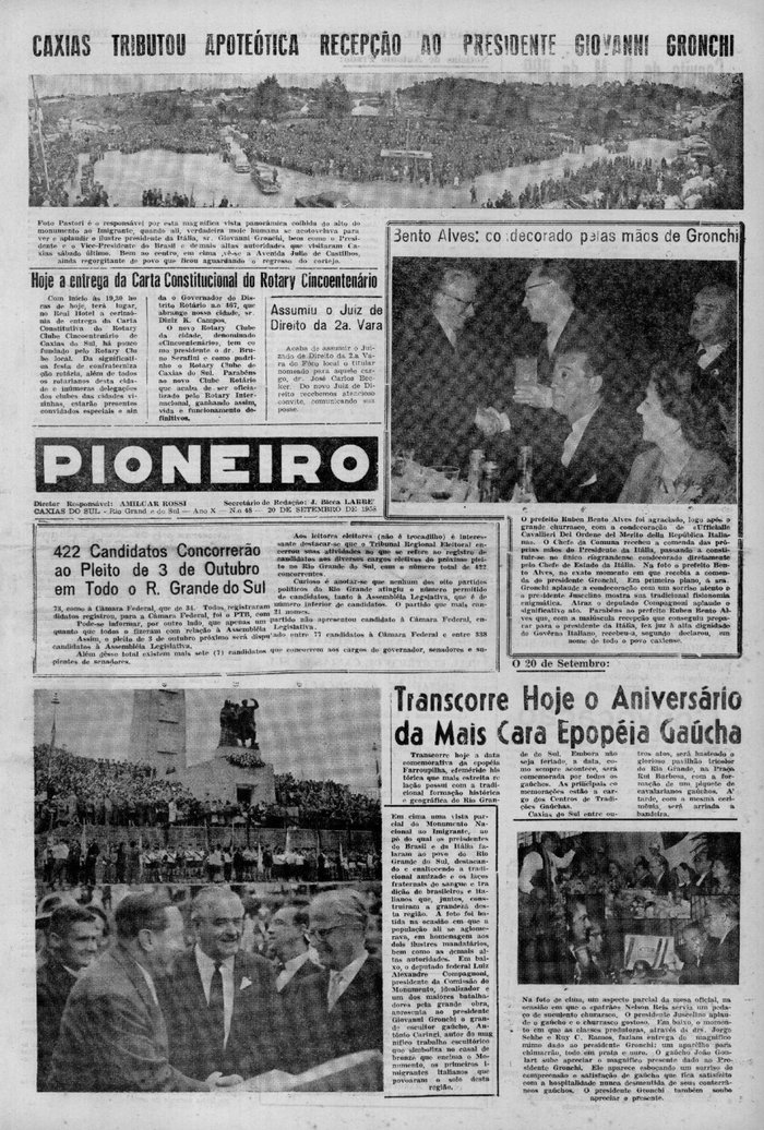 Jornal Pioneiro / Reprodução