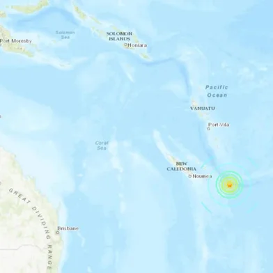 Sul do Oceano Pacífico registra forte terremoto pelo segundo dia consecutivo<!-- NICAID(15433797) -->