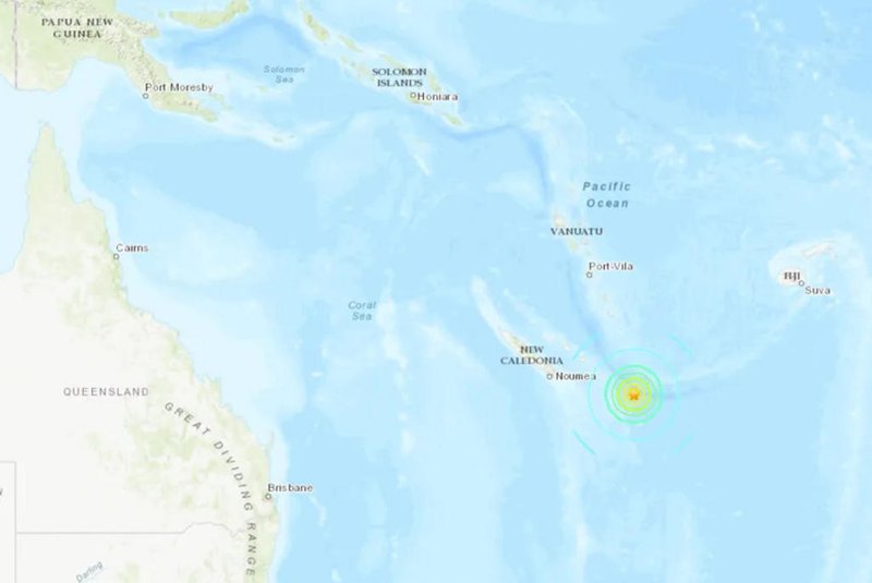 Sul do Oceano Pacífico registra forte terremoto pelo segundo dia consecutivo<!-- NICAID(15433797) -->