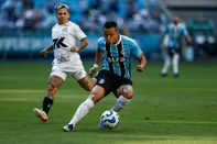 04.05.2025, PORTO ALEGRE, RS, Brasil: Pré-jogo Grêmio x Santos, sétima rodada do Brasileirão 2025. Fotos: Duda Fortes/Agencia RBSIndexador: Andre Avila<!-- NICAID(16029592) -->