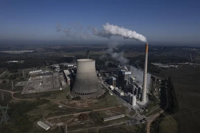 Candiota, RS, Brasil - Usina Termelétrica de Candiota (RS): Vista Geral do complexo energético.<!-- NICAID(15478335) -->