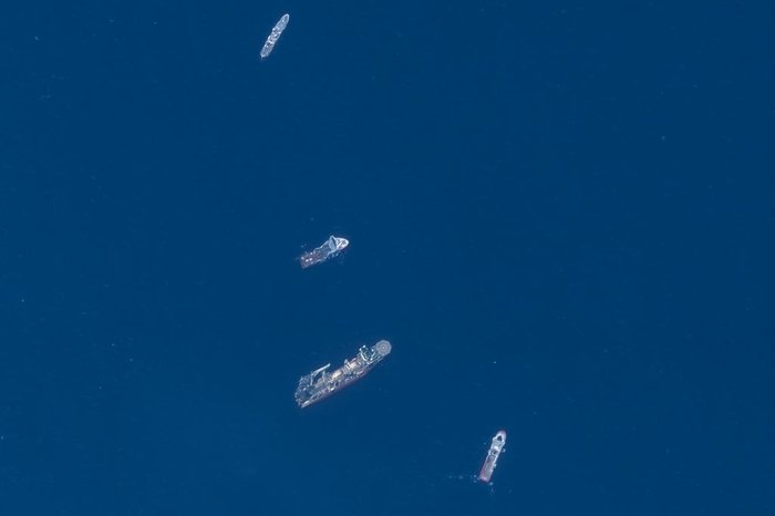Satellite image ©2023 Maxar Tech / AFP
