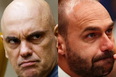 Alexandre de Moraes x Eduardo Bolsonaro<!-- NICAID(16054212) -->