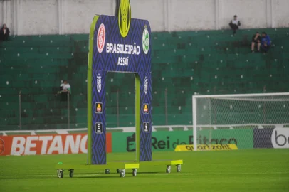 CAXIAS DO SUL, RS, BRASIL, 08/05/2022 - Juventude e internacional se enfrentam as 19h no estádio Alfredo Jaconi. Jogo válido pela 5ª rodada do Brasileirão. (Marcelo Casagrande/Agência RBS<!-- NICAID(15090454) -->