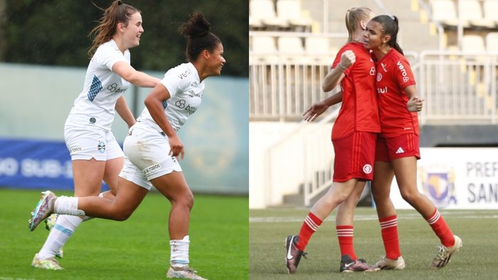 Caroline Motta - Grêmio / Gabriela Montesano - São Paulo/Divulgação