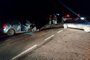 Acidente entre dois carros no contorno de Santo Cristo, na noite desta quarta-feira<!-- NICAID(15546819) -->