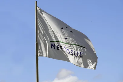 Bandeira do Mercosul.<!-- NICAID(15616688) -->