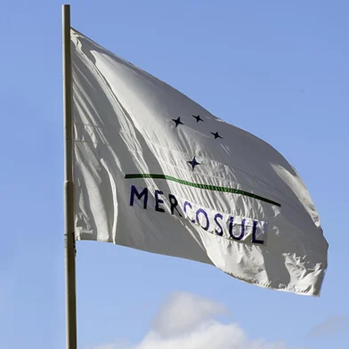 Bandeira do Mercosul.<!-- NICAID(15616688) -->