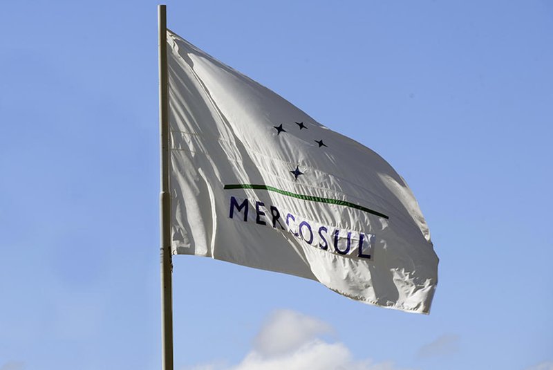 Bandeira do Mercosul.<!-- NICAID(15616688) -->