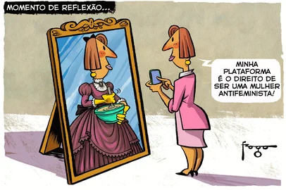 PORTO ALEGRE, RS, BRASIL, 06-10-2026: Charge do Fraga. Foto: Gilmar Fraga/Grupo RBS<!-- NICAID(16381799) -->