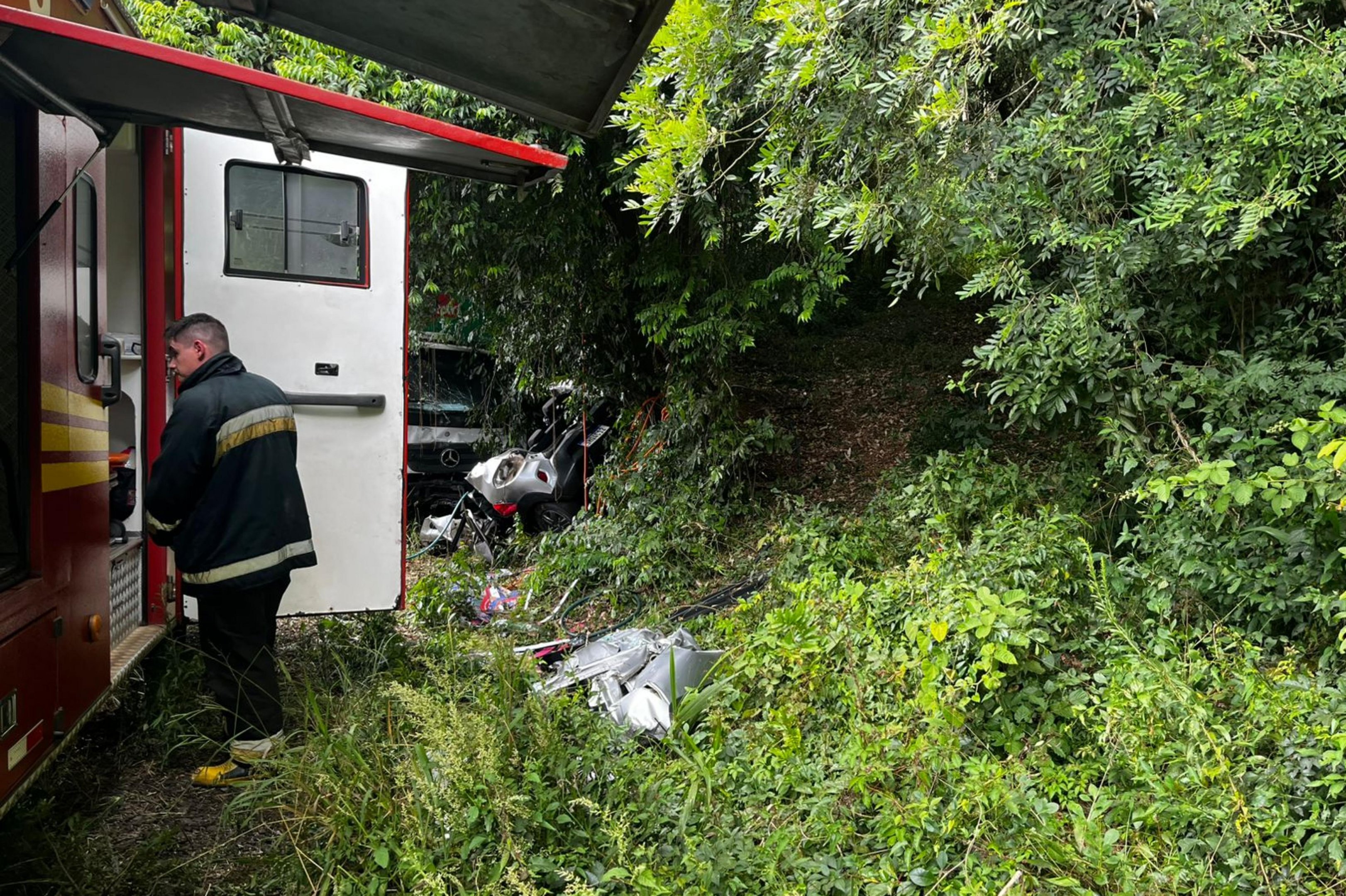 Identificado homem que morreu em acidente na RS-324; c&acirc;mera registrou momento da colis&atilde;o