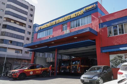 Ulisses Castro / Agencia RBS CAXIAS DO SUL, RS, BRASIL. 04-12-2025. Quartel dos Bombeiros de Caxias.<!-- NICAID(16180545) -->