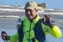 O maratonista Carlos Freitas, 62 anos, está desaparecido desde a manhã deste domingo (14) na praia do Cassino, no sul do RS. Ele estava participando de uma prova da Extremo Sul Ultramarathon. O percurso de 226 quilômetros teve saída no Chuí, com linha de chegada no Balneário do Cassino, em Rio Grande. Foto: Extremo Sul Ultramarathon / Divulgação<!-- NICAID(14941706) -->