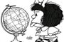 Mafalda, personagem criada pelo cartunista argentino Quino<!-- NICAID(10849853) -->