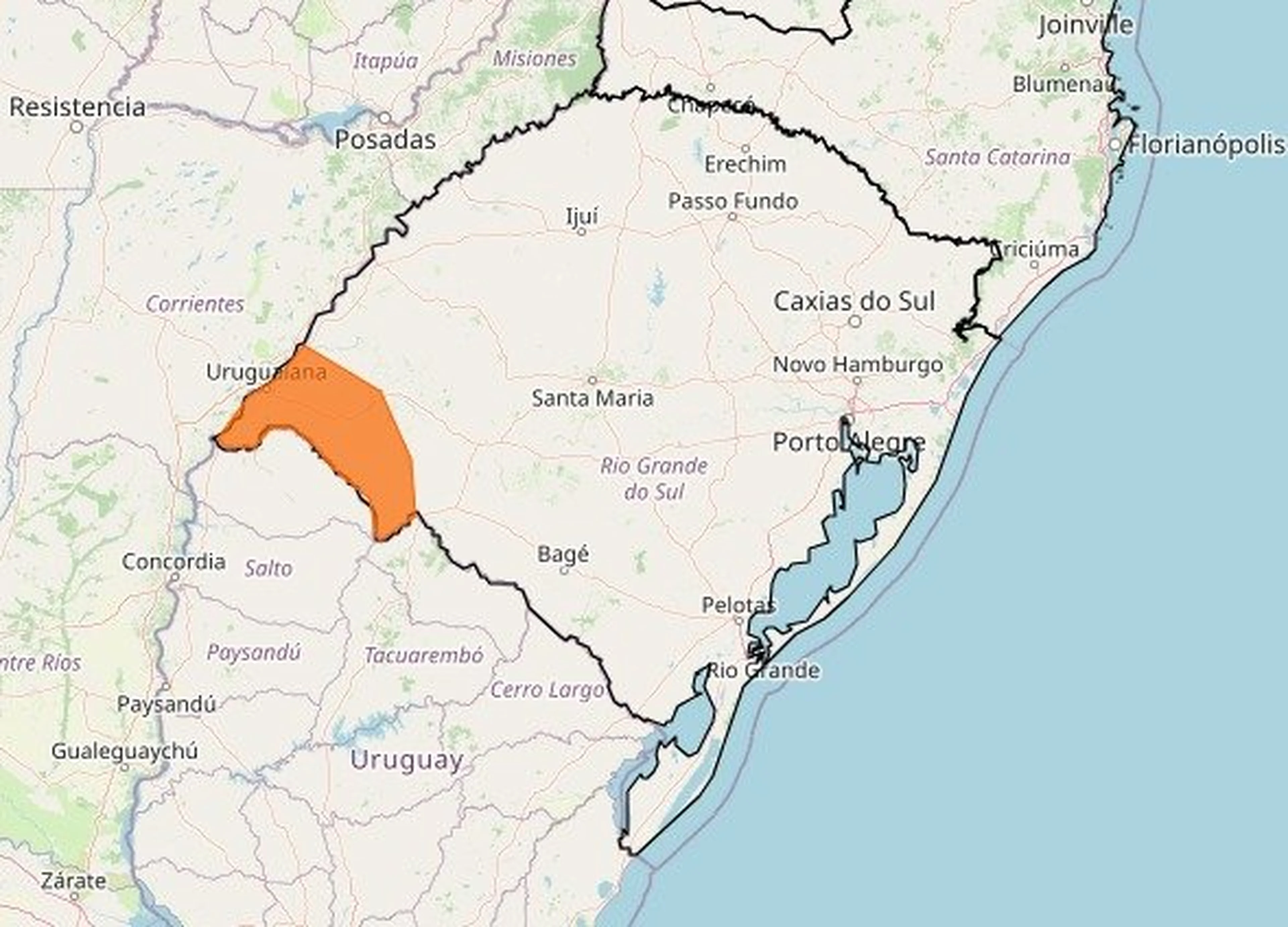 Instituto Nacional de Meteorologia (Inmet)/Reprodução