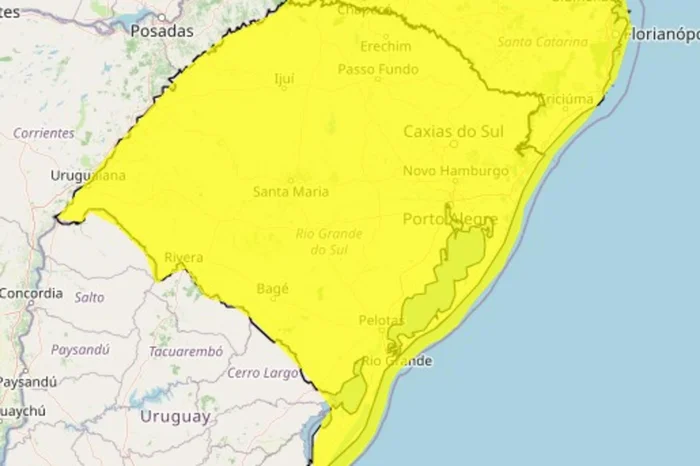 Instituto Nacional de Meteorologia / Reprodução