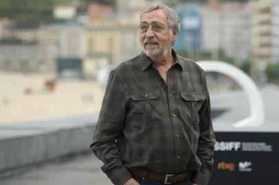 (FILES) Argentinian actor Luis Brandoni poses during a photocall of the film "La odisea de los Giles" (Heroic losers) at the 67th San Sebastian Film Festival, in the northern Spanish Basque city of San Sebastian on September 23, 2019. Argentine Luis Brandoni, a versatile actor in theatre, television and film, passed away on April 19, 2026 at the age of 86, and his body will lie in state with full honours from midday on April 20 at the Buenos Aires Legislature. (Photo by ANDER GILLENEA / AFP)<!-- NICAID(16269610) -->
