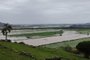 Lavoura de arroz entre os municípios de Agudo e Dona Francisca afetada pela chuva<!-- NICAID(15596739) -->