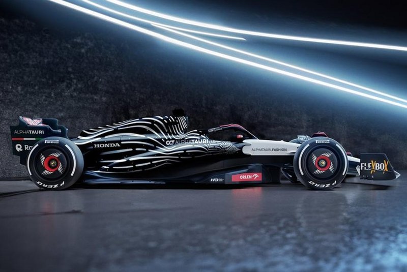Nova pintura da AlphaTauri para o GP de Las Vegas na Fórmula 1<!-- NICAID(15599510) -->