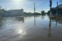Água do rio jacuí invade ruas em Eldorado do Sul. Imagem de terça-feira, 14 de maio<!-- NICAID(15763712) -->