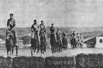 Campo de polo que ficava no terreno do Hospital de Cínicas de Porto Alegre.<!-- NICAID(16255845) -->