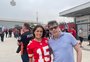 Pai e filha naturais de São Leopoldo vivenciam jogo da NFL pela primeira vez: "Estou realizando um sonho"
