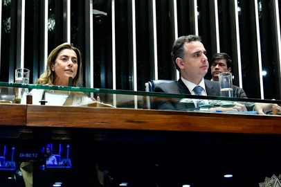 PlenÃ¡rio do Senado Federal durante sessÃ£o deliberativa ordinÃ¡ria. Ordem do dia. Na pauta, apreciaÃ§Ã£o de autoridade sabatinada pela ComissÃ£o de Assuntos EconÃ´micos (CAE) e dos demais itens constantes da pauta publicada pela Secretaria-Geral da Mesa. Mesa: senadora Soraya Thronicke (Podemos-MS), em pronunciamento;presidente do Senado Federal, senador Rodrigo Pacheco (PSD-MG).Foto: Waldemir Barreto/AgÃªncia Senado<!-- NICAID(15886511) -->