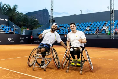 Gustavo Fernández, Daniel Rodrigues, tênis em cadeira de rodas